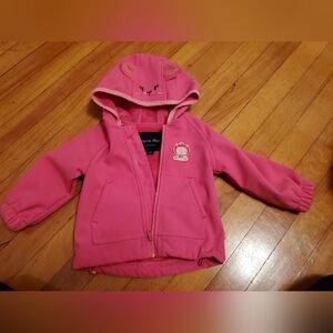 Souris mini coat. Pink. Baby girl, 12 months. Perfect for fall / spring
